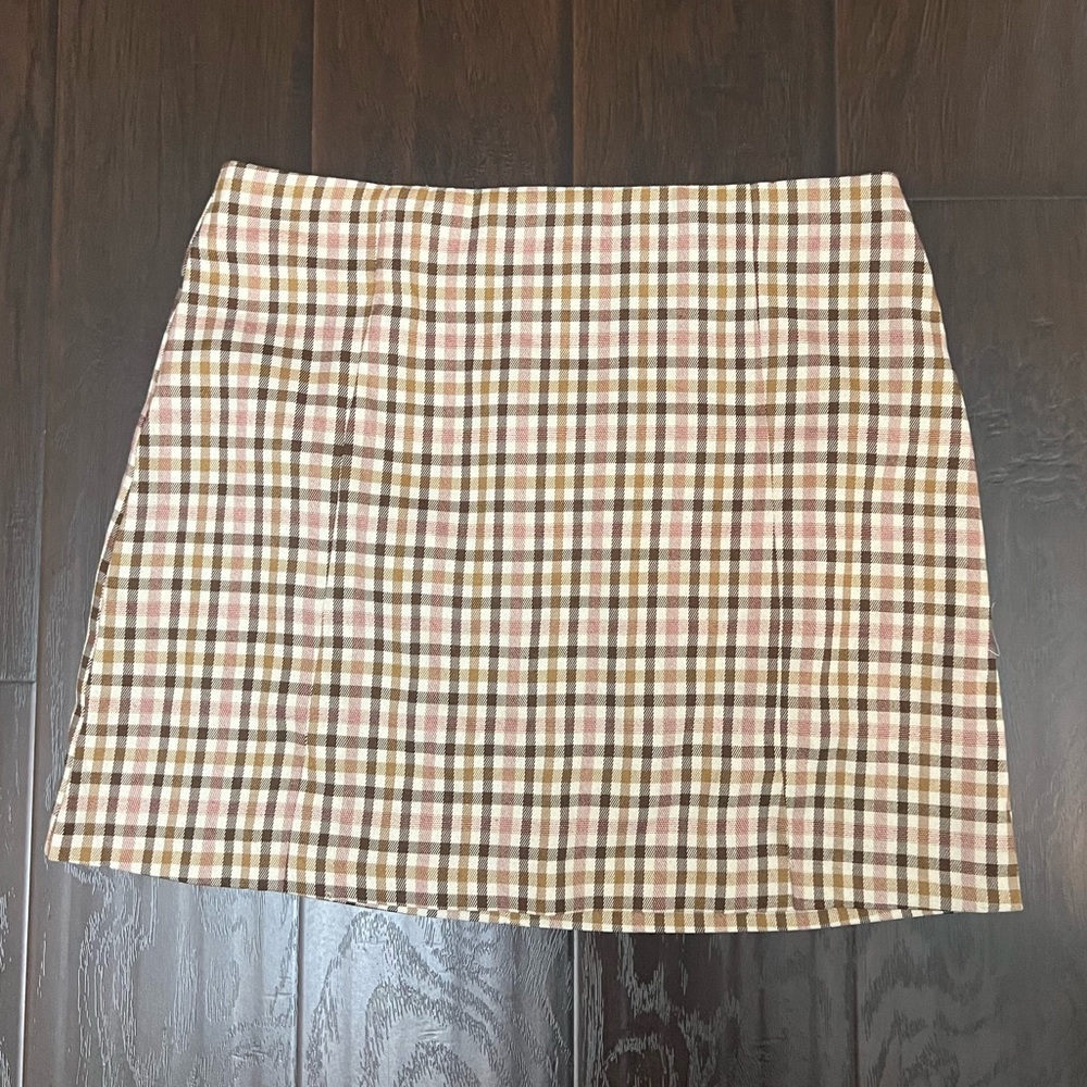 Primark Gingham Plaid Mini Skirt